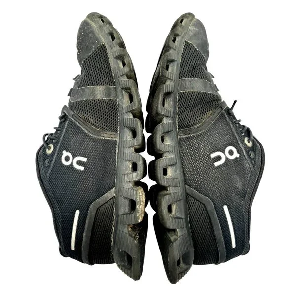 On Running On Cloud 5 Men’s 7 Shoes All Black Running Walking Sneaker Athletic - Picture 15 of 16